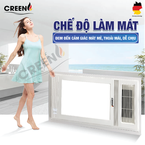 Quạt sưởi nhà tắm thông minh CREEN CR-SMH668