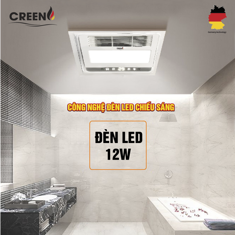 Quạt sưởi nhà tắm thông minh CREEN CR-SMH635