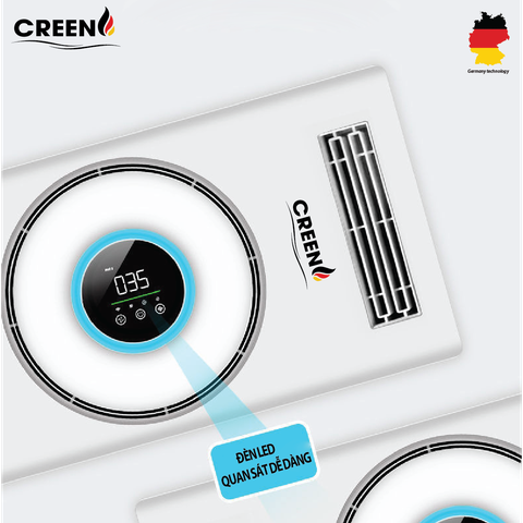Quạt sưởi nhà tắm thông minh CREEN CR-SMH688