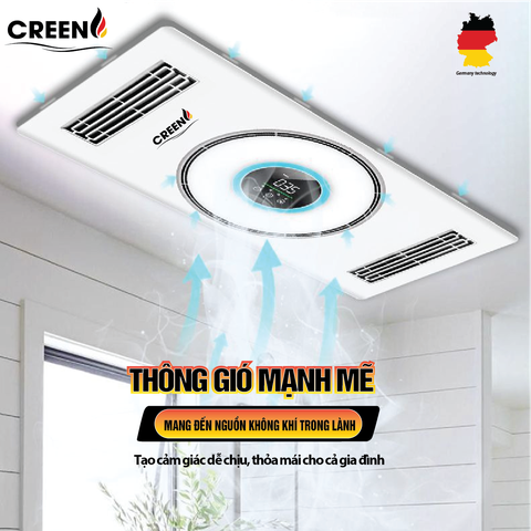 Quạt sưởi nhà tắm thông minh CREEN CR-SMH688