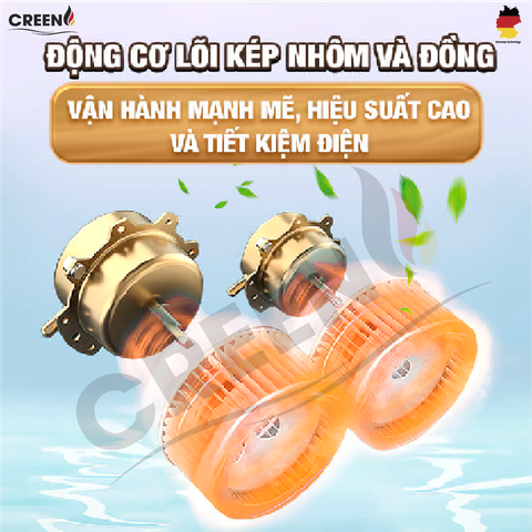 Quạt sưởi nhà tắm thông minh CREEN CR-SMH635