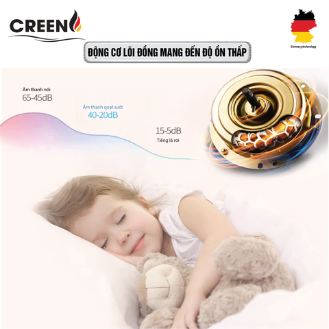 Quạt sưởi nhà tắm thông minh CREEN CR-SMH636 Plus