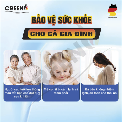 Quạt sưởi nhà tắm thông minh CREEN CR-SMH635