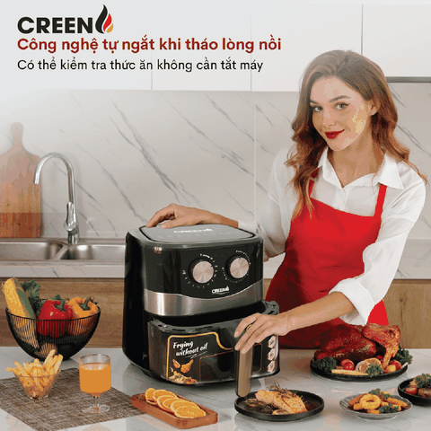 Nồi chiên không dầu Creen NC-105