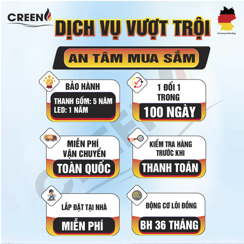 Quạt sưởi nhà tắm thông minh CREEN CR-SMH635