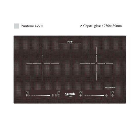 Bếp từ đôi Creen CR-IHPMI968MS-400