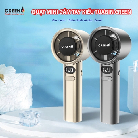 Quạt tích điện cầm tay Tubor CREEN CR-M11