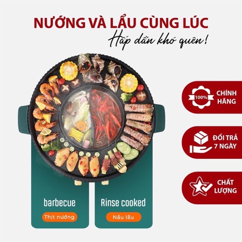 Lẩu nướng 2 trong 1 Creen