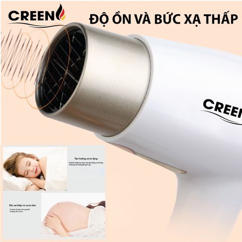 Máy sấy tóc gắn tường CREEN CR-ST1200