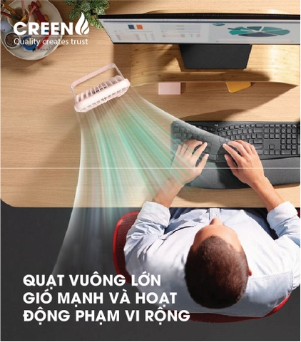 Quạt tích điện mini Creen CR-SK101
