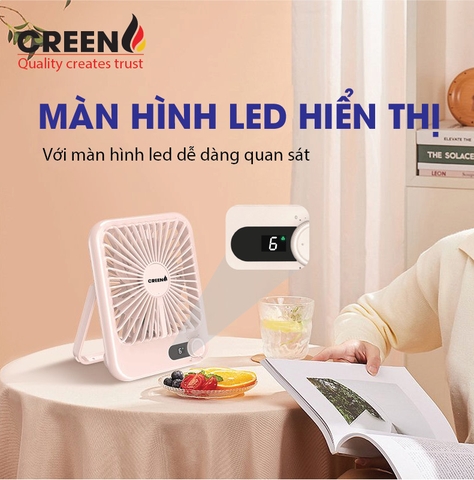 Quạt tích điện mini Creen CR-SK101