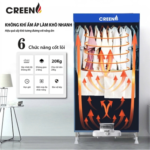 Máy sấy quần áo CREEN CR-TSC25