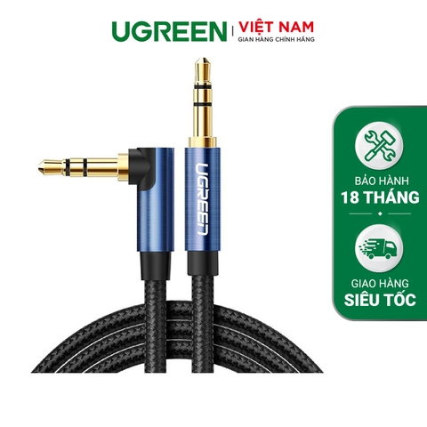 Dây AV 3.5mm màu xanh 0.5M Blue 60178