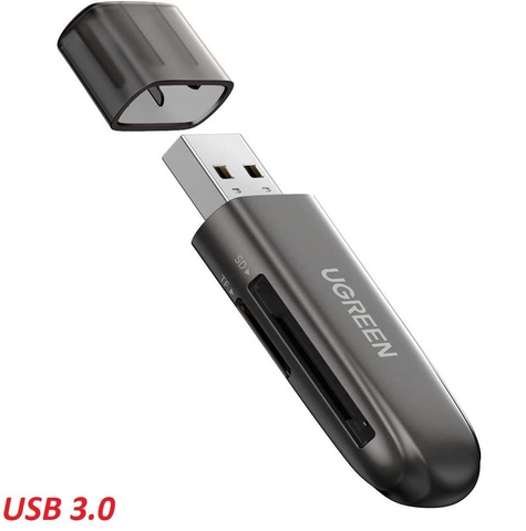 UGREEN USB-A 3.0 Male to SD/TF Card Reader