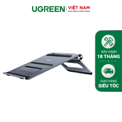 Giá đỡ máy tính, laptop chất liệu kim loại màu xám (60170). Hãng Ugreen mới 100% LP164 60170