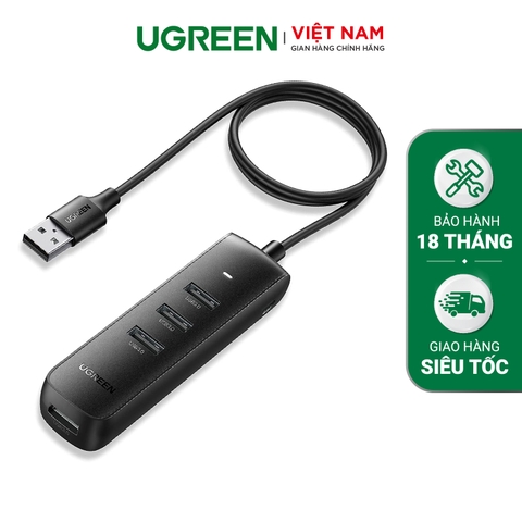UGREEN USB-C/USB to 4×USB Hub CM416 80656