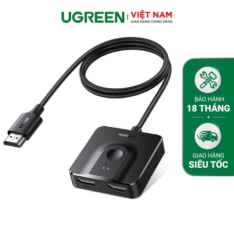 UGREEN HDMI Bidirectional Switch with HDMI Cable 70607