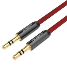Dây Audio 3.5mm dẹt, mạ vàng 24K, TPE cao cấp AV119 0.5M 10791