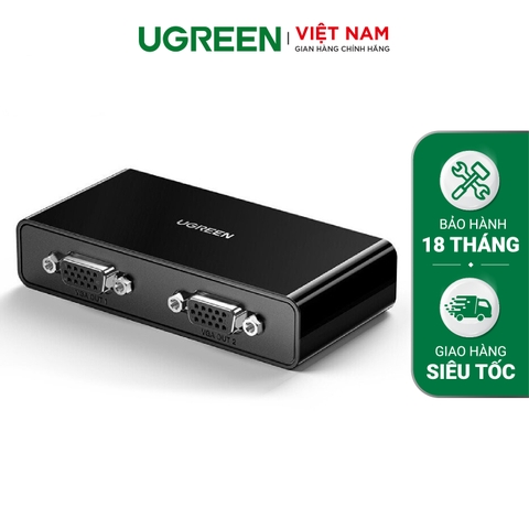 UGREEN VGA 1*2 Splitter Black CM339 80190