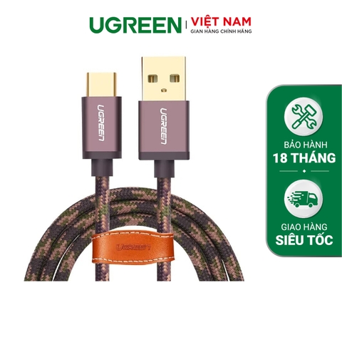 USB 20 to Tyec C data & charging cable with braid 2M 40431