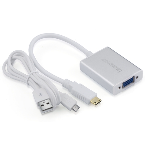 Dây chuyển đổi Mini HDMI to VGA Female 40217 (15cm) 15CM 40217