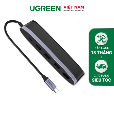 USB-C to 3*USB 3.0+HDMI+PD 5 in 1 Converter Default Title 50990