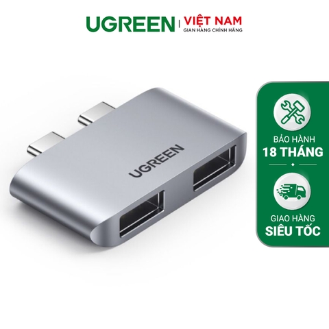 UGREEN 2*USB-C Male to 2*USB3.0 Female Adapter CM413 10913