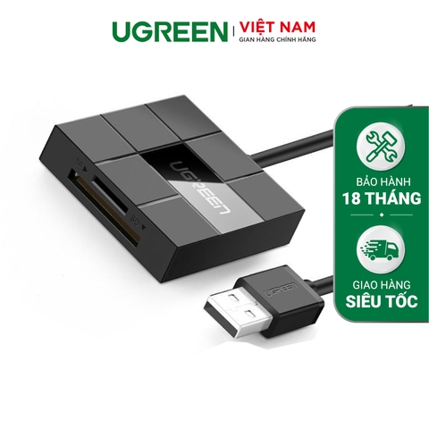 Bộ chuyển đổi USB 2.0 sang đầu đọc thẻ SD+TF US214 30765