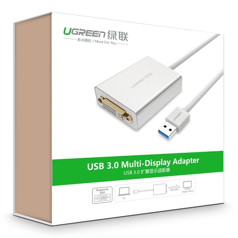 Bộ chuyển đổi USB 3.0 to DVI vỏ hợp kim 80CM 40243