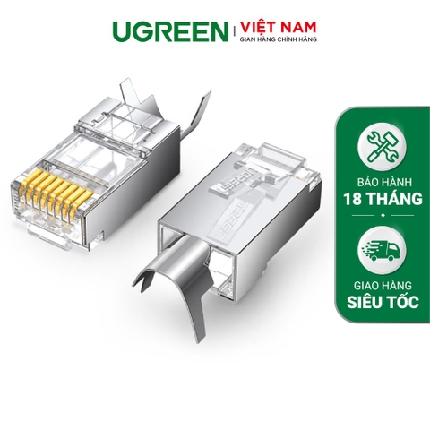UGREEN Cat 7 Shielded Modular Plug Gold-plated 50U 50634