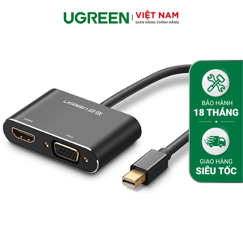 Bộ chuyển đổi  Mini DP sang HDMI và VGA MD115 25CM 20422