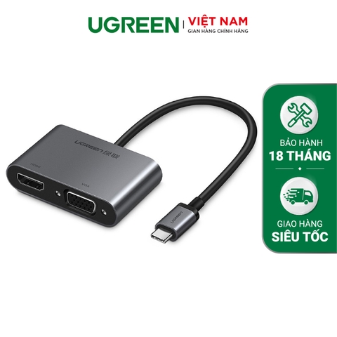 USB-C to HDMI+VGA Converter with PD CM162 50505