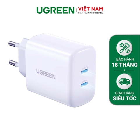 UGREEN 40W Dual USB-C Smart Charger 10342