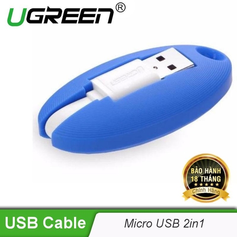 Dây sạc Micro USB du lịch dạng móc chìa khóa US162 0 30309