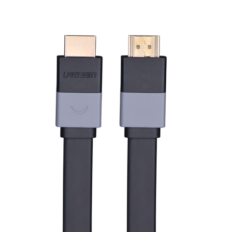 Dây HDMI dẹt 1.4 thuần đồng 19+1 đầu nhựa đúc HD120 5M 30112