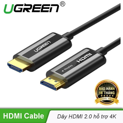 HDMI 2.0 Zinc alloy Optical Fiber Cable 60M 50220