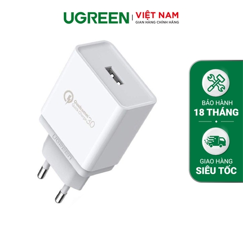 Sạc nhanh QuickCharge 2.0/3.0 CD122 Trắng 20901