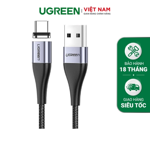 UGREEN Magnetic Charge & Sync Cable 1m (Black) ED023 60207