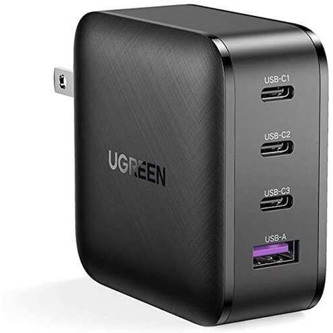 UGREEN 65W GaN Wall Charger (3C1A) US (Black) CD224 70773