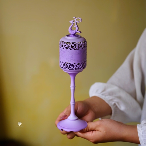 Lư đồng phượng hoàng - màu tím