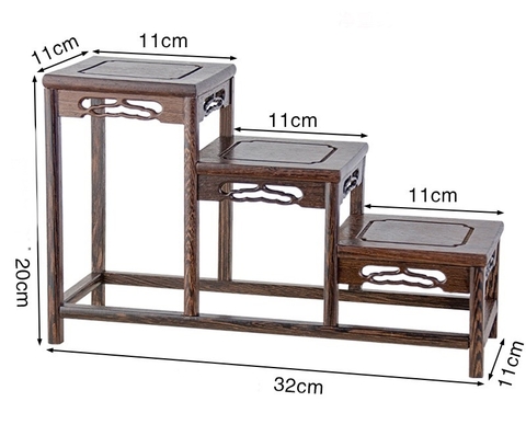 Đế gỗ tam cấp 32cm