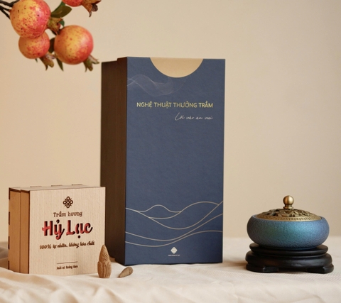 Bộ quà tặng thưởng trầm Thanh Liên