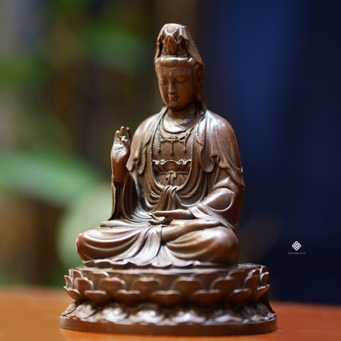 Tượng đồng Quan Âm 10cm