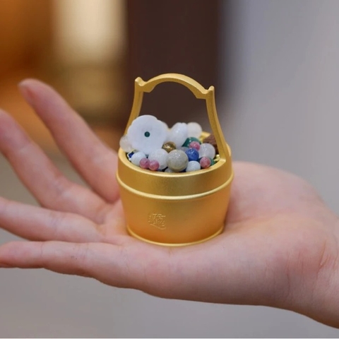 Hũ tài lộc đồng mạ vàng 24k
