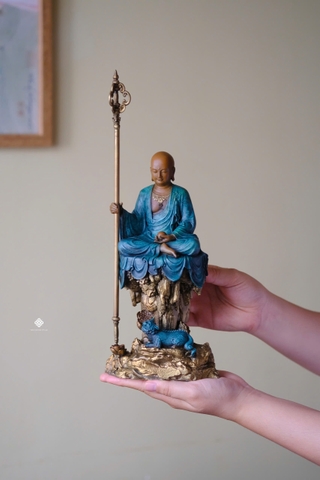 Tượng đồng Địa Tạng Bồ Tát thiên thanh tĩnh tại