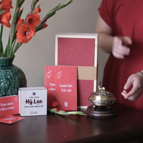 Bộ quà tặng thưởng trầm Phúc Lạc