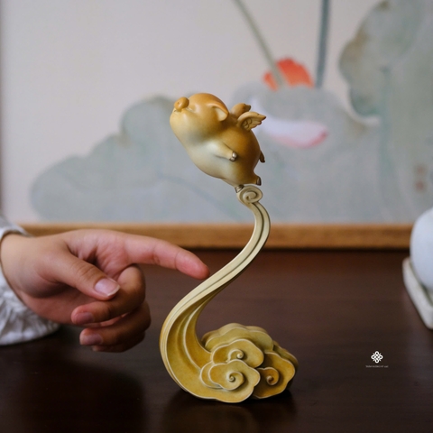 Tượng đồng phúc hợi vân du