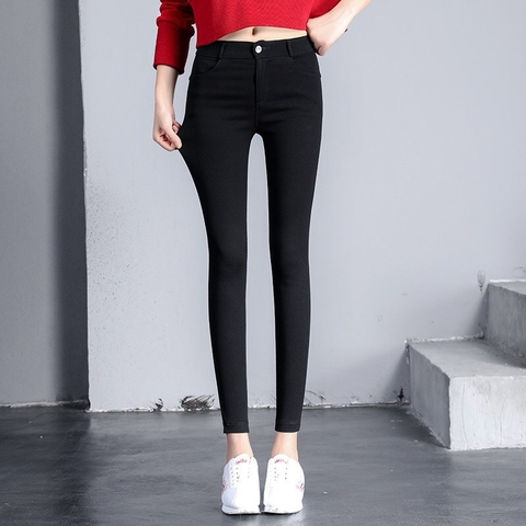 Quần kaki nữ co giãn cao cấp
