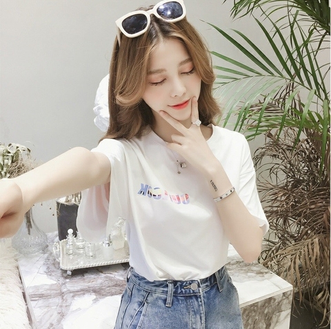 Áo Phông Nữ Cá Tính In Chữ