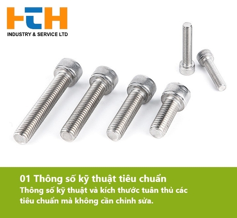 Bu Lông Lục Giác Chìm Inox M16